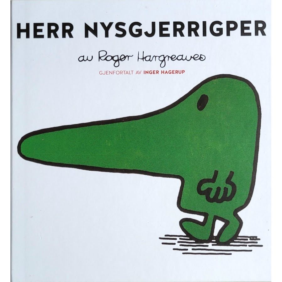 Herr Nysgjerrigper, brukte bøker av Roger Hargreaves og Inger Hagerup