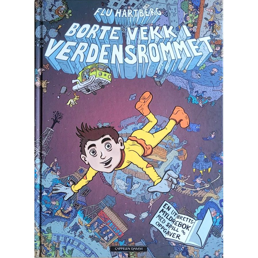 Borte vekk i verdensrommet - brukte bøker av Flu Hartberg