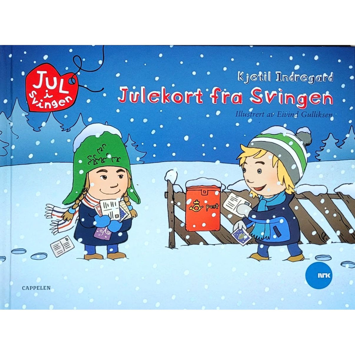 Jul i Svingen - Julekort fra Svingen - brukte bøker av Kjetil Indregard fra NRK Julekalender