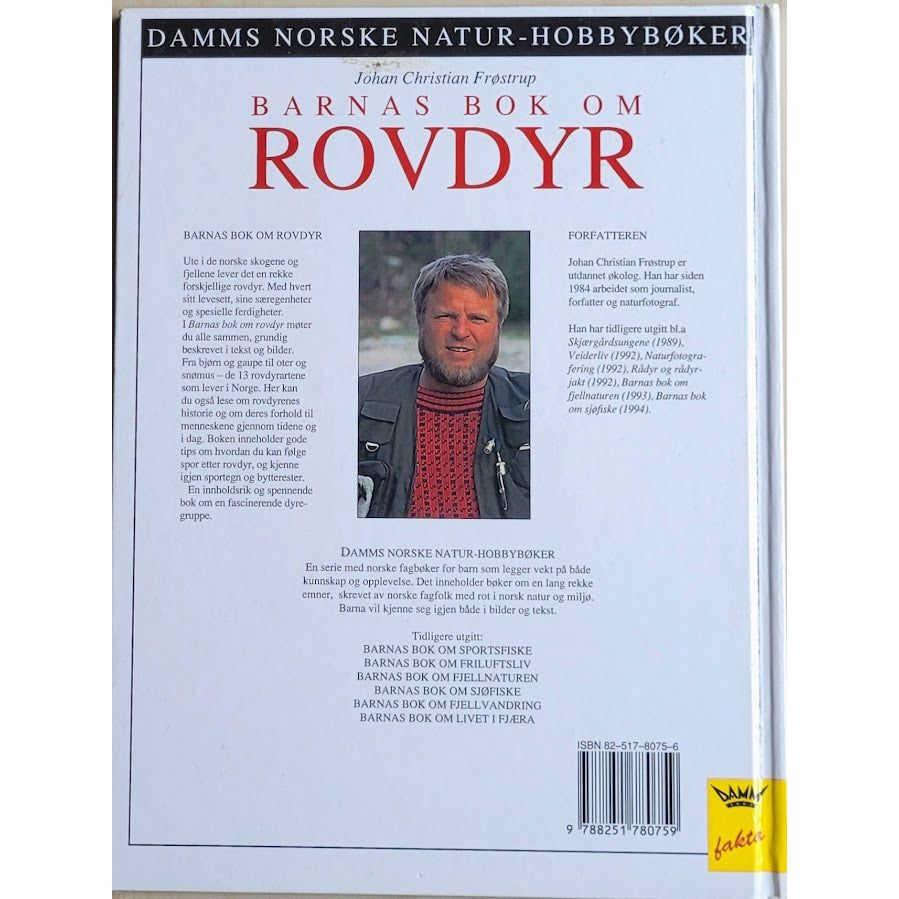 Frøstrup, Johan Christian: Barnas bok om rovdyr