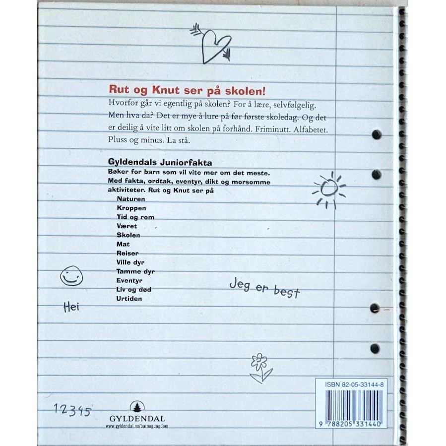 Rut og Knut (5) ser på skolen - ABC og 1, 2, 3