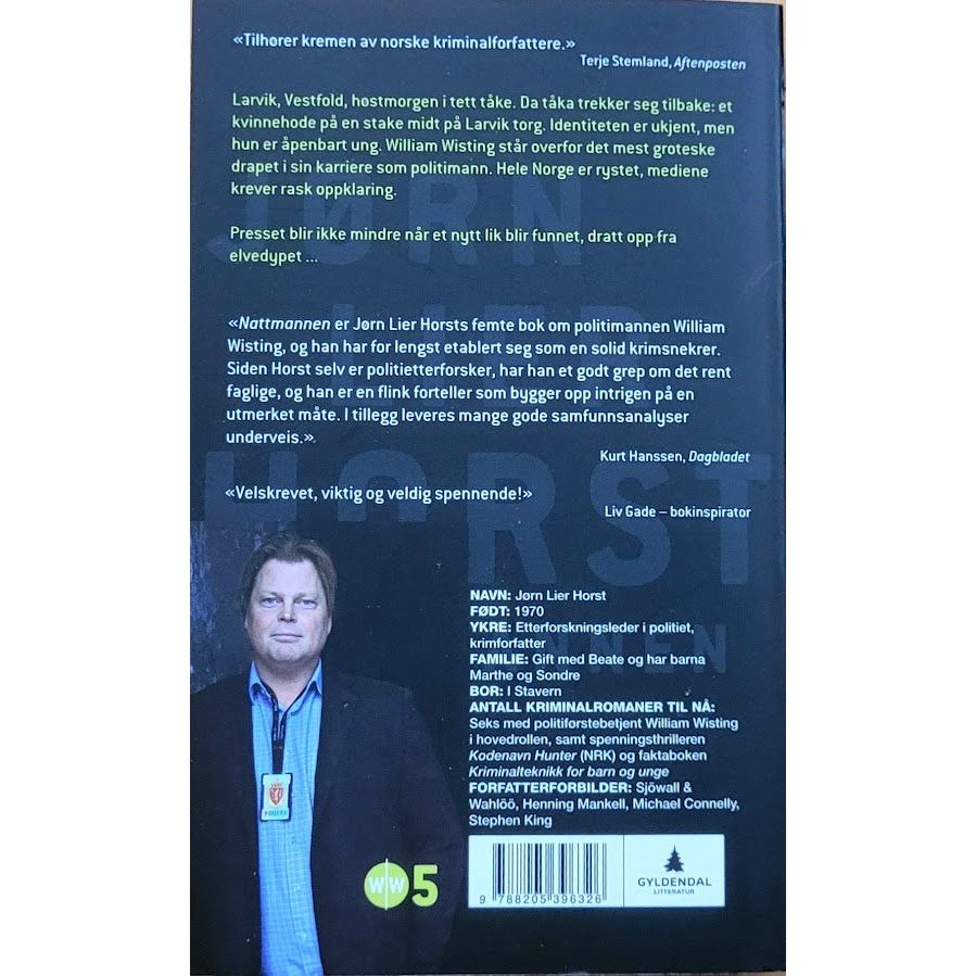 Horst, Jørn Lier: William Wisting 5 - Nattmannen