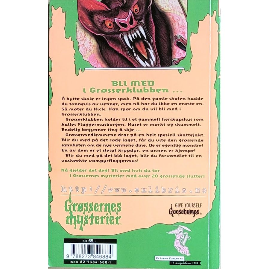 Stine, R.L.: Grøssernes mysterier 3 - Fanget i flaggermusborgen