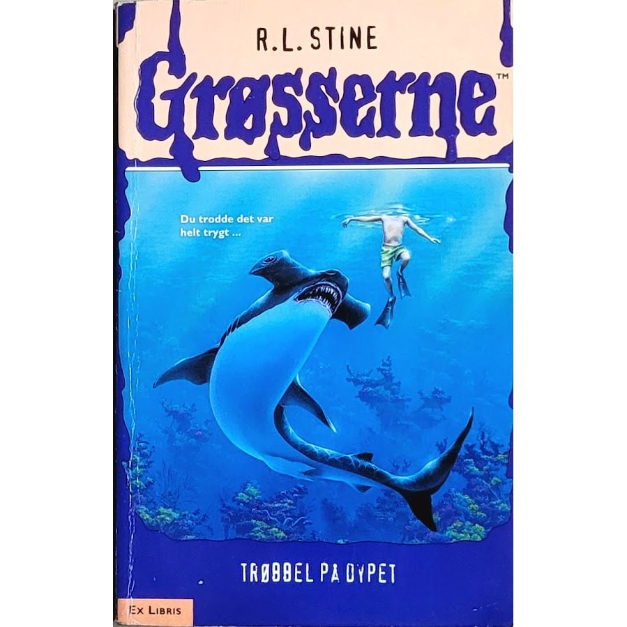 Grøsserne 19 - Trøbbel på dypet, Brukte bøker av R.L. Stine
