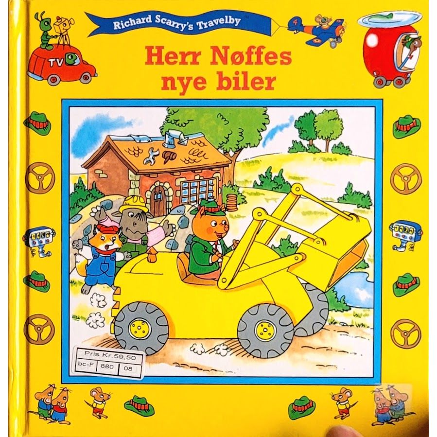 Richard Scarry's Travleby: Herr Nøffes nye biler - Brukte bøker