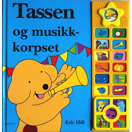 Tassen og musikk-korpset - brukte bøker av Eric Hill