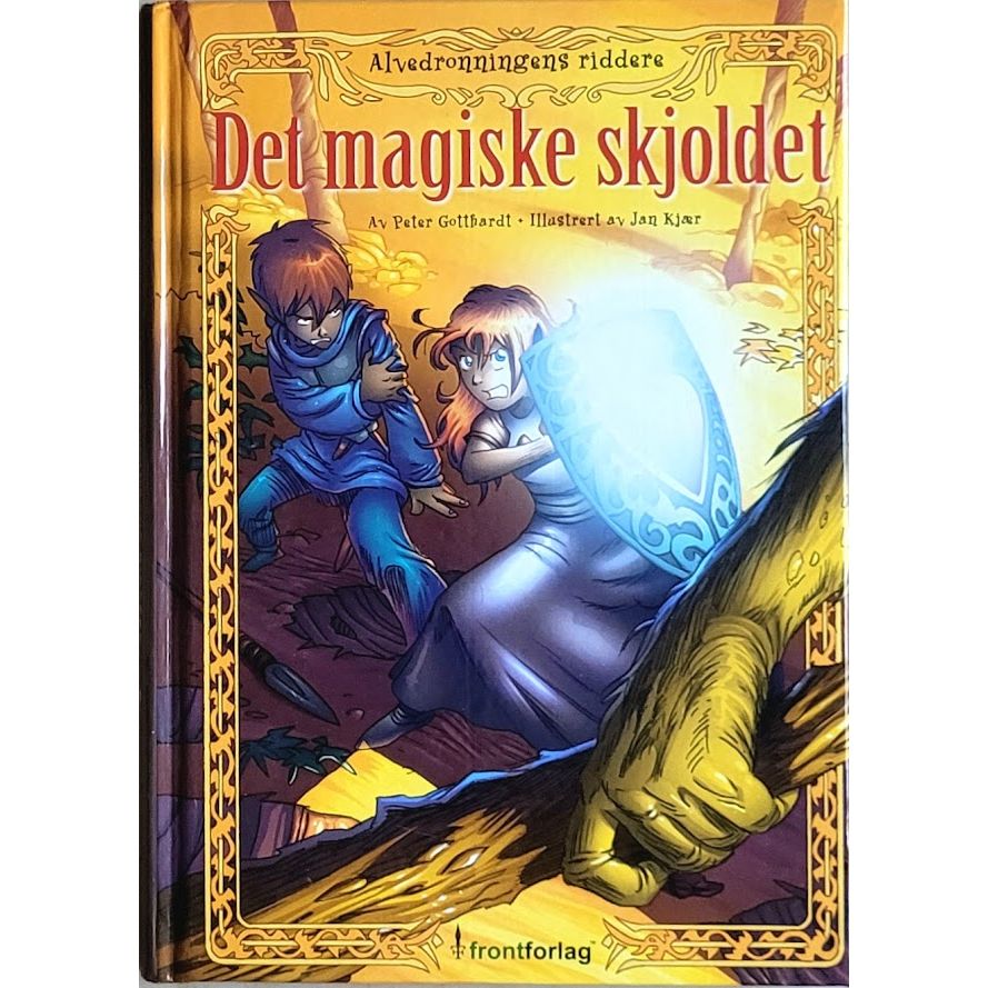 Alvedronningens riddere (1) - Det magiske skjoldet, brukte bøker av Peter Gotthardt