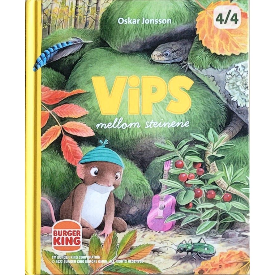 Vips mellom steinene, brukte bøker av Oskar Jonsson