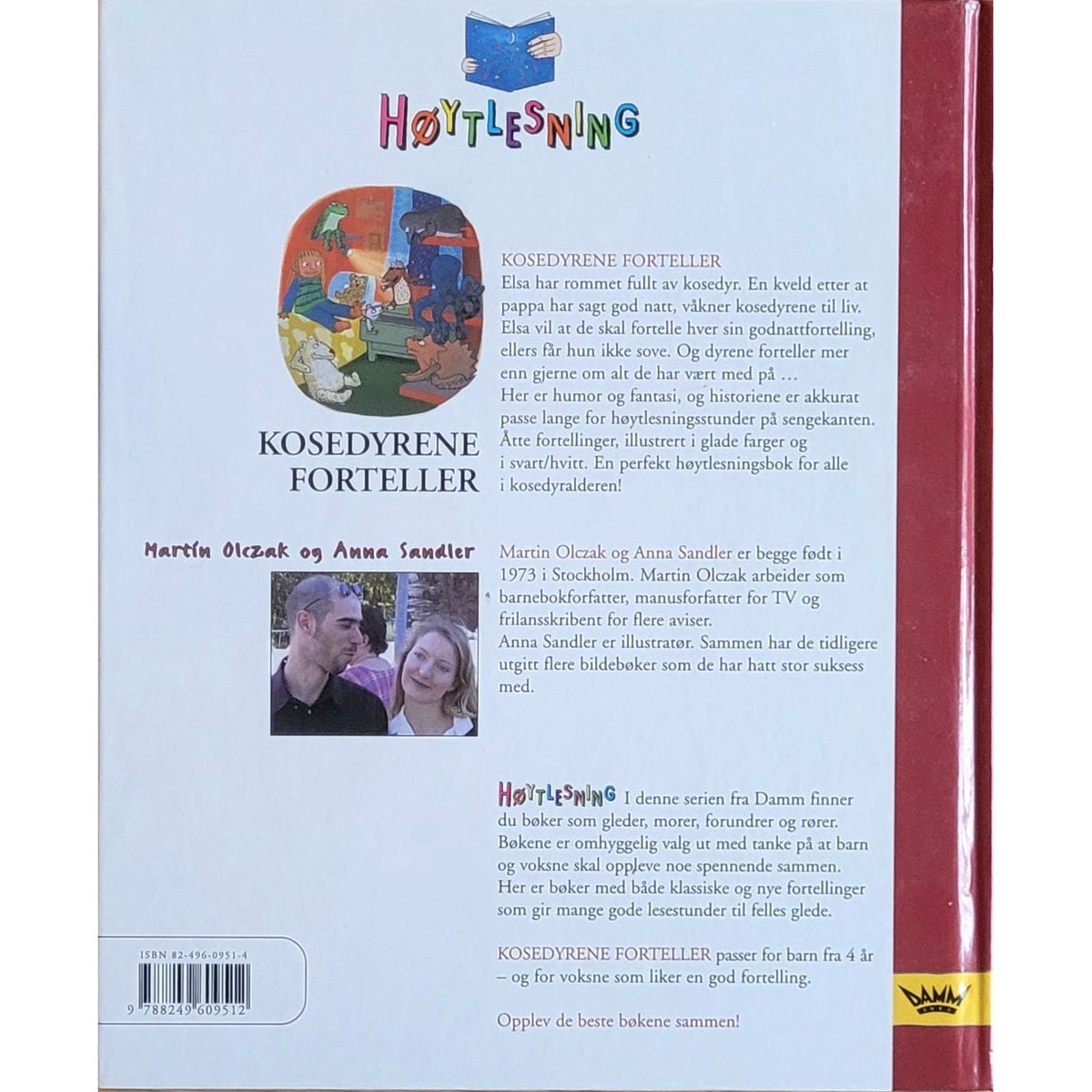 Olczak, Martín: Kosedyrene forteller