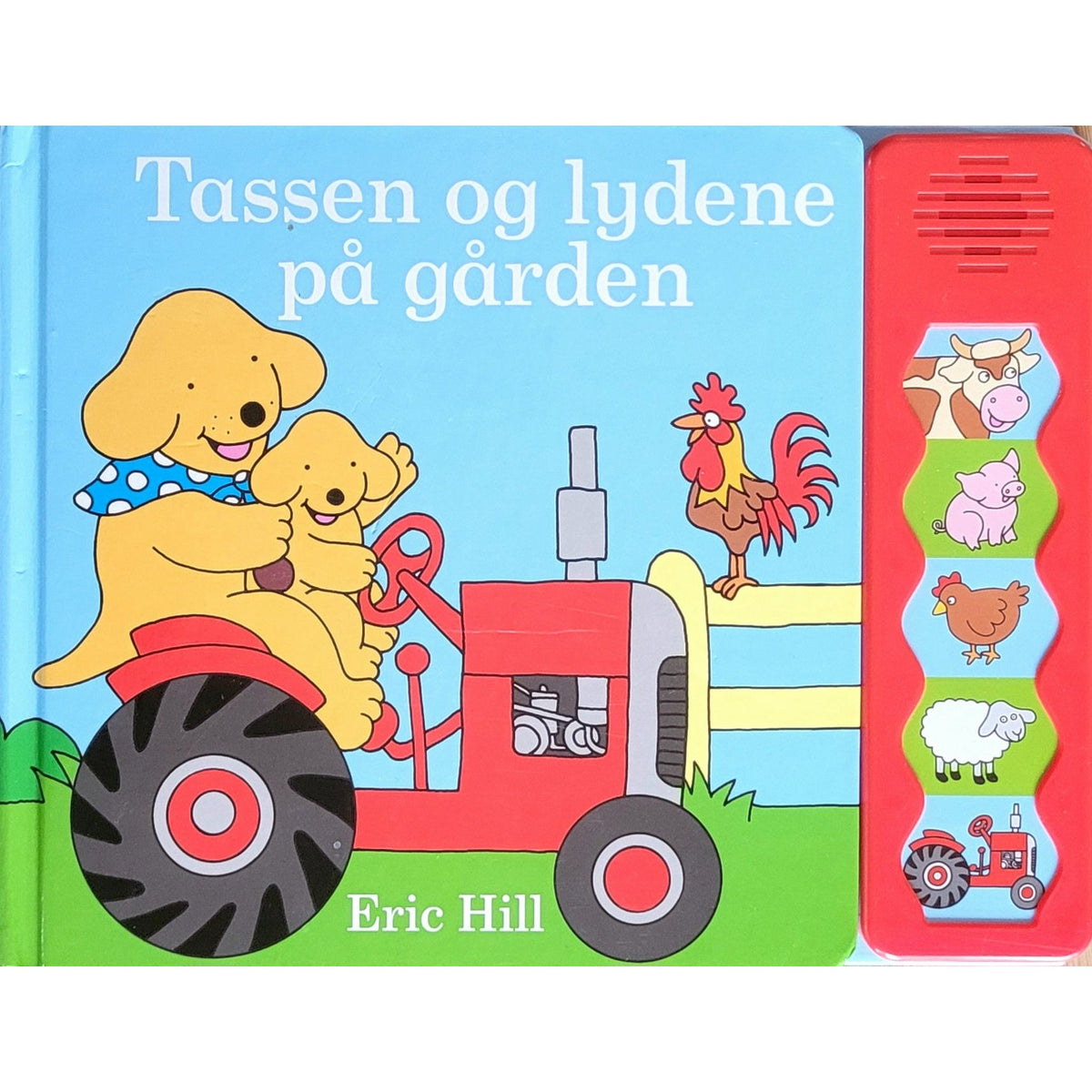 Tassen og lydene på gården, brukte bøker av Eric Hill