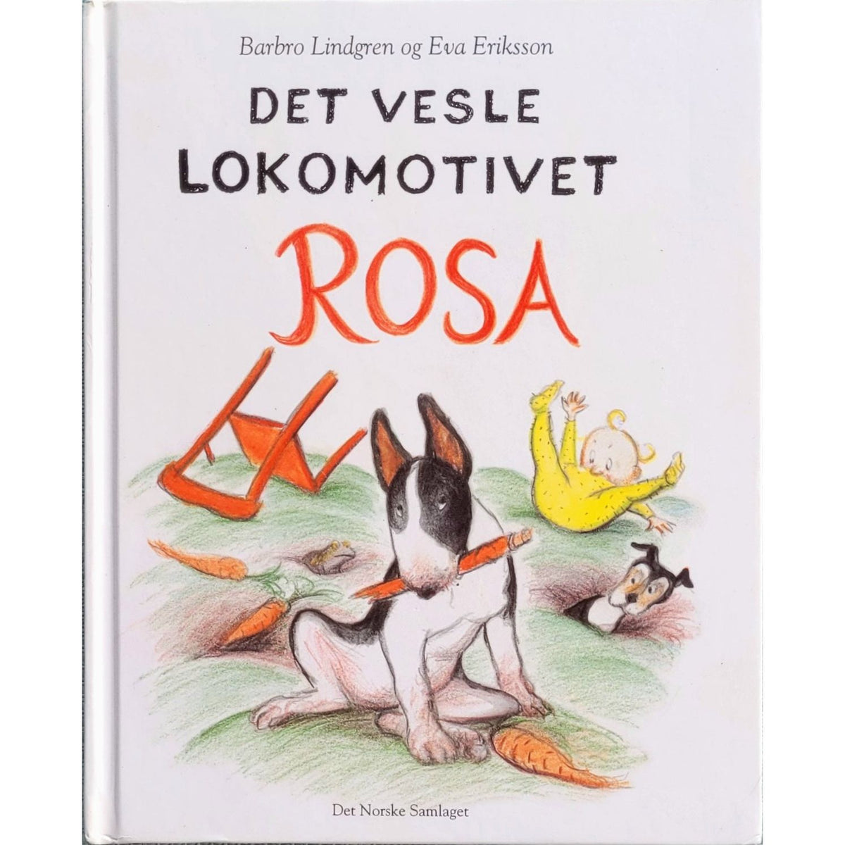 Det vesle lokomotivet Rosa, brukte bøker av Barbro Lindgren og Eva Eriksson