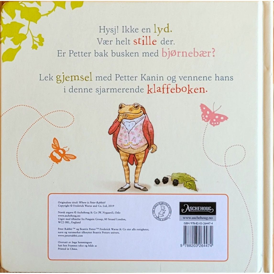 Petter Kanin - Hvor er Petter Kanin?