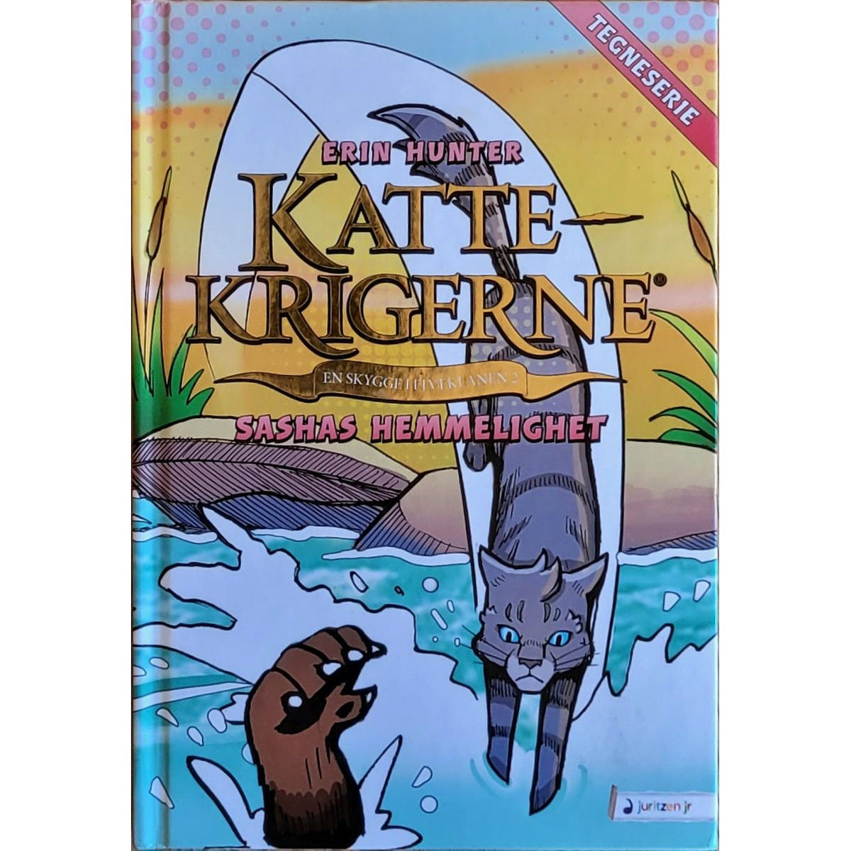 En skygge i Elveklanen 2 - Sashas hemmelighet - Kattekrigerne tegneserie 4-2, brukte bøker av Erin Hunter