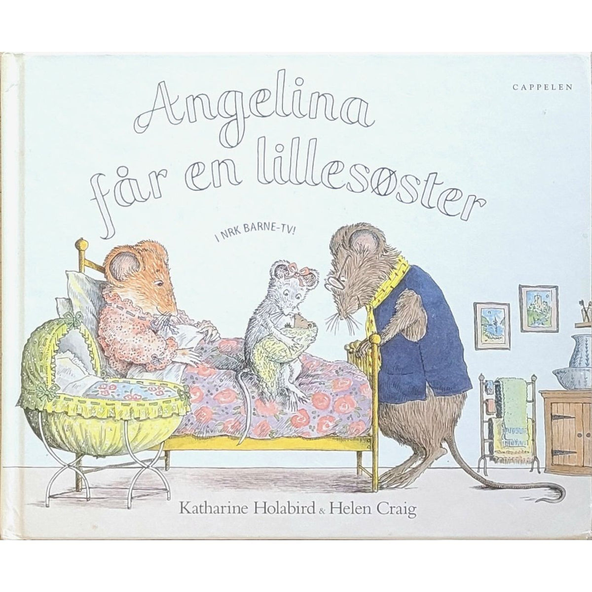 Angelina får en lillesøster, brukte bøker av Katharine Holabird