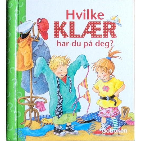 Hvilke klær har du på deg?, brukte bøker