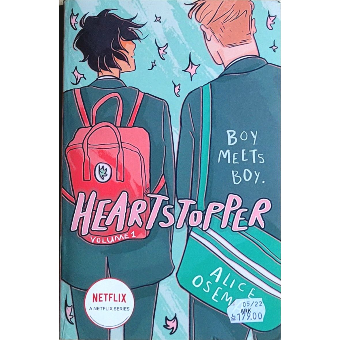 Heartstopper volume 1 - Boy meets boy, brukte bøker av Alice Oseman