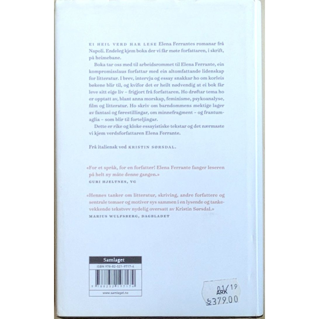 Ferrante, Elena: Frantumaglia