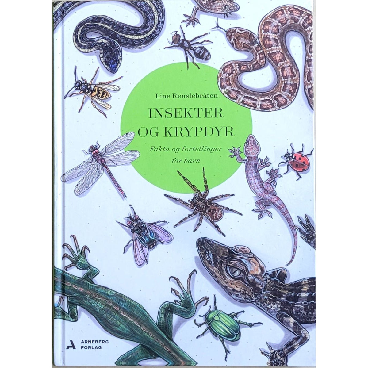 Insekter og krypdyr, brukte bøker av Line Renslebråten