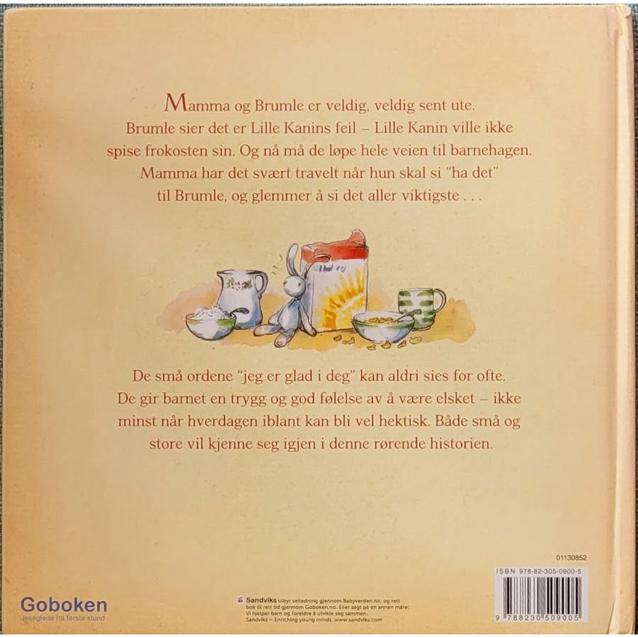 Moss, Miriam: Jeg glemte å si at jeg er glad i deg