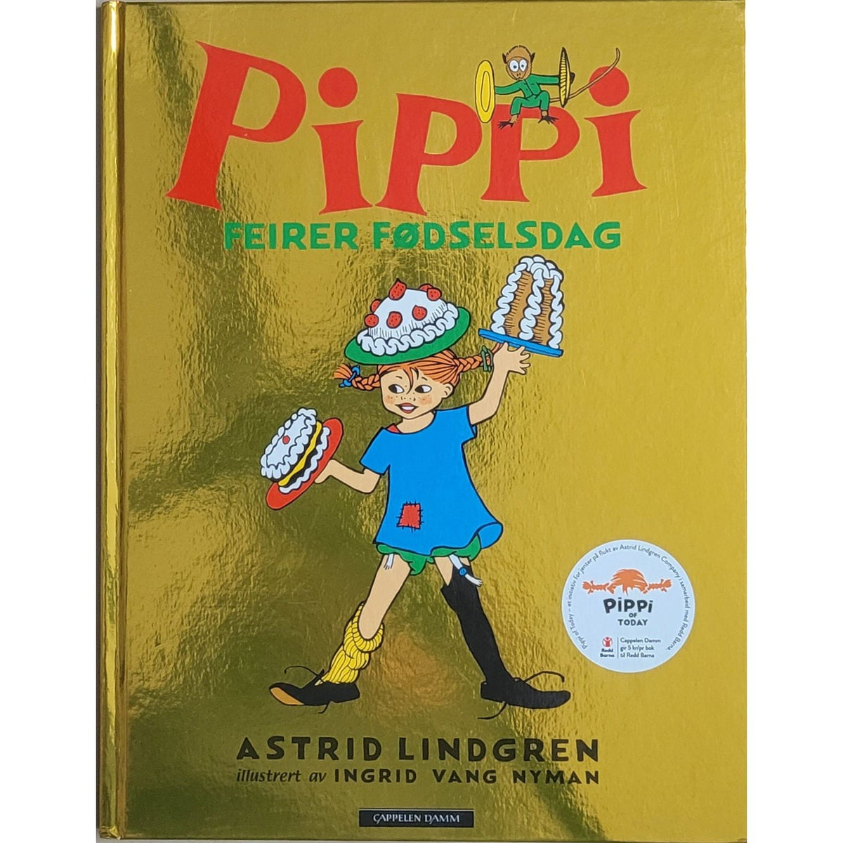 Pippi feirer fødselsdag, brukte bøker av Astrid Lindgren