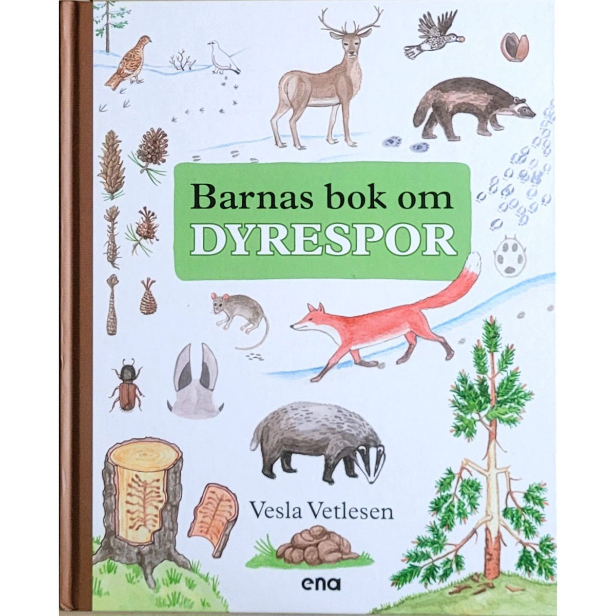 Barnas bok om dyrespor, brukte bøker av Vesla Vetlesen