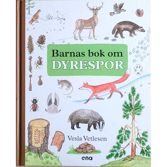 Barnas bok om dyrespor, brukte bøker av Vesla Vetlesen