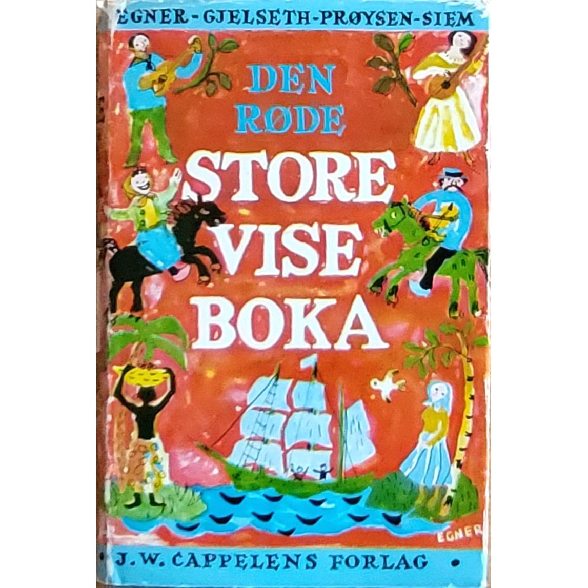 Brukte barnebøker: Den røde store viseboka