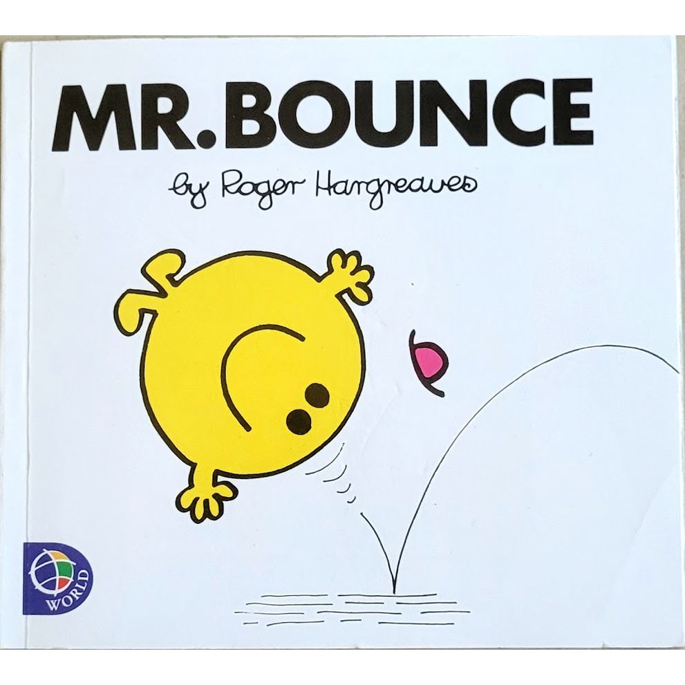 Mr. Bounce (22), brukte bøker av Roger Hargreaves