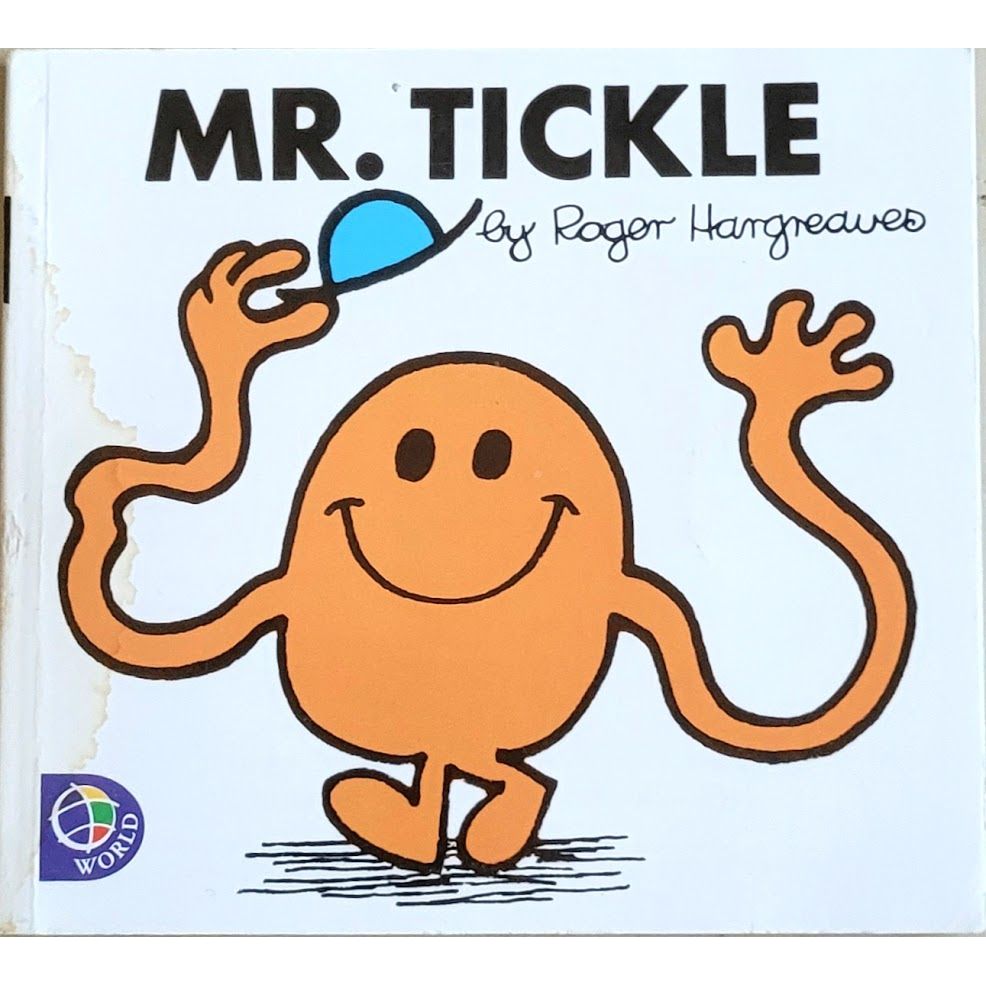 Mr. Tickle (1), brukte bøker av Roger Hargreaves