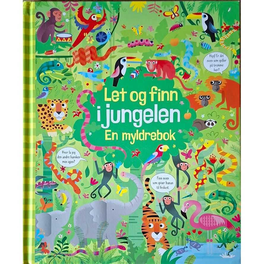 Let og finn i jungelen - En myldrebok, brukte bøker av Kirsteen Robson