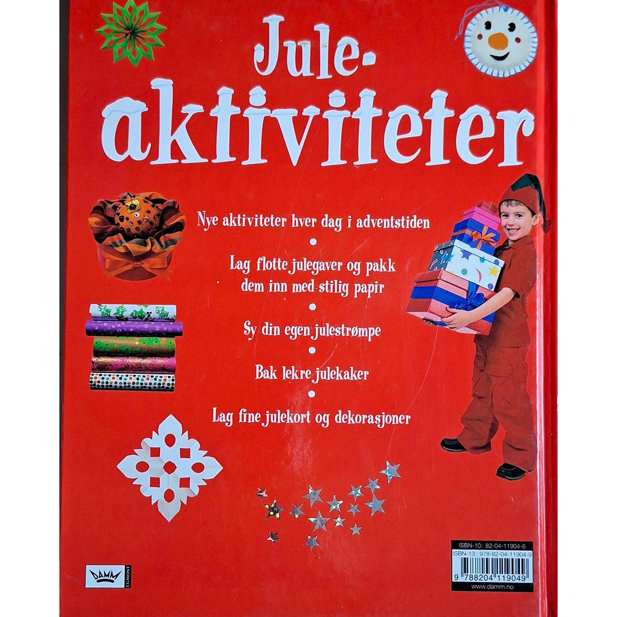 Juleaktiviteter. Brukte bøker av Jane Bull. Inventaret bruktbokhandel