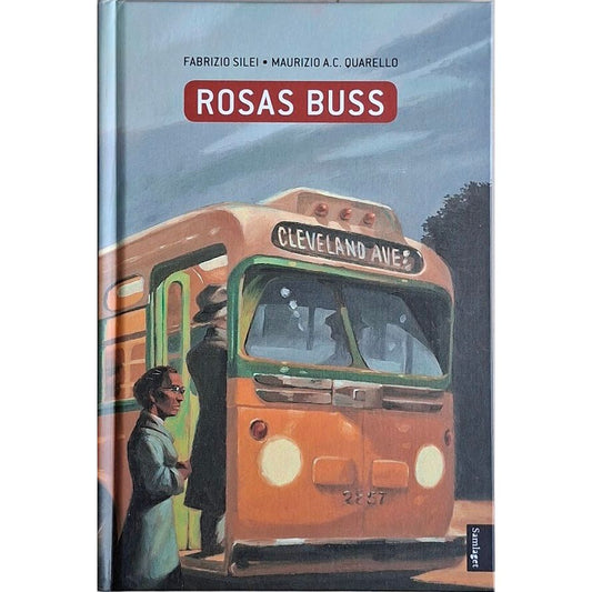 Rosa buss, brukte bøker av Fabrizio Silei