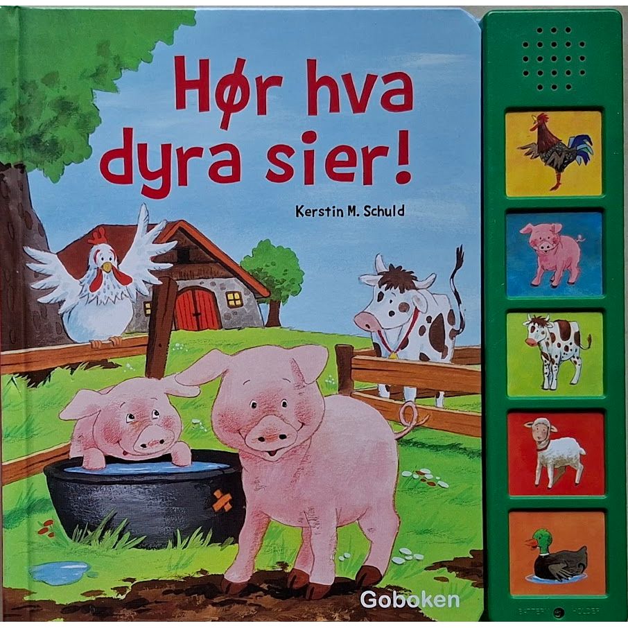 Hør hva dyra sier!, brukte bøker av Kerstin M. Schuld