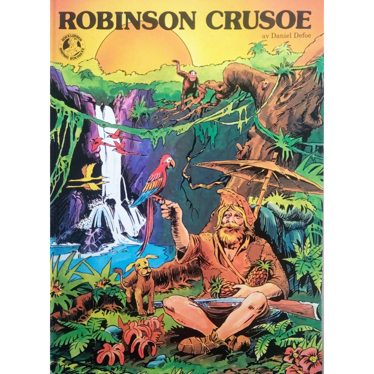 Robinson Crusoe - Brukte bøker av Daniel Defoe fra Bokklubben barnas bokpakke