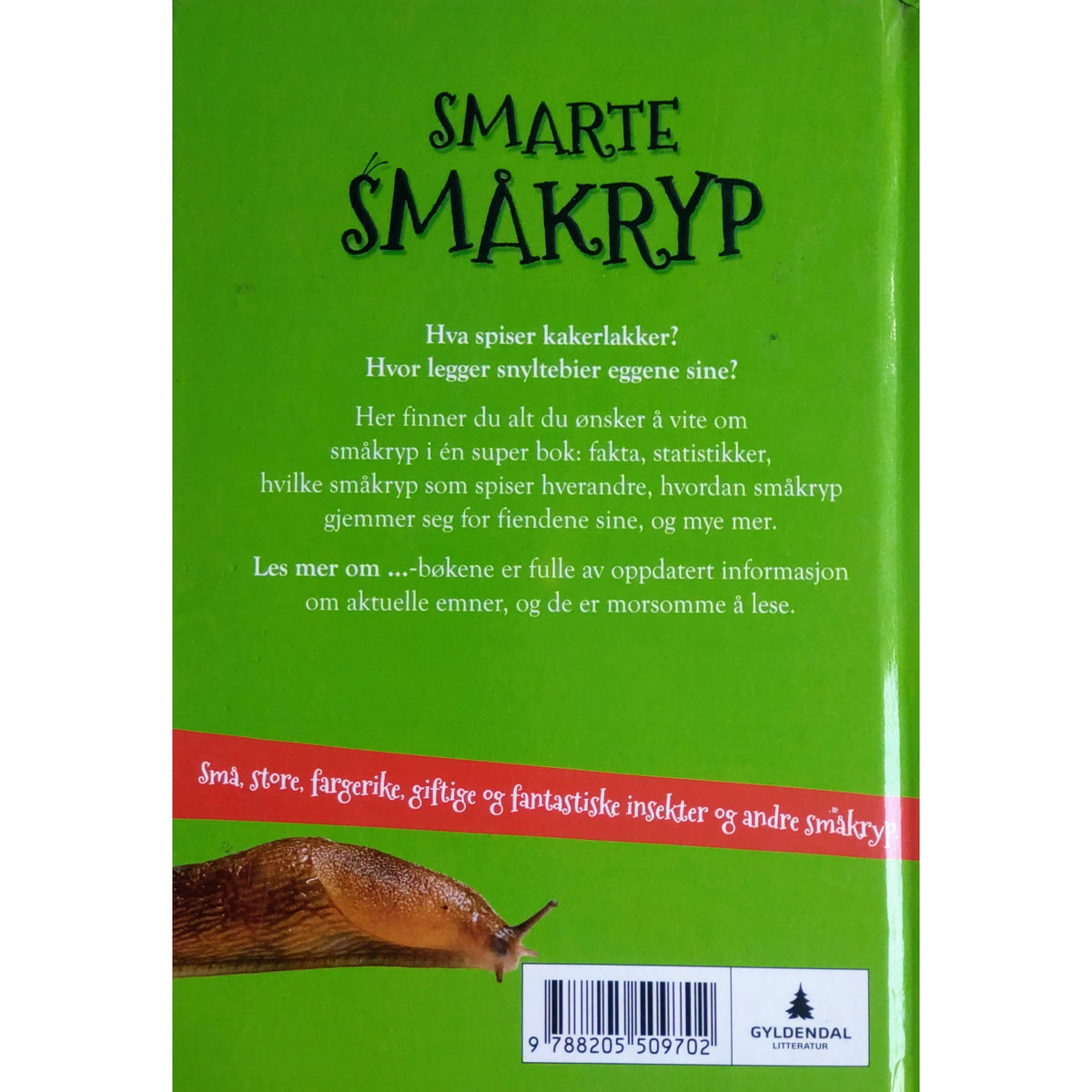 Smarte småkryp, brukte bøker om innsekter og  andre småkryp