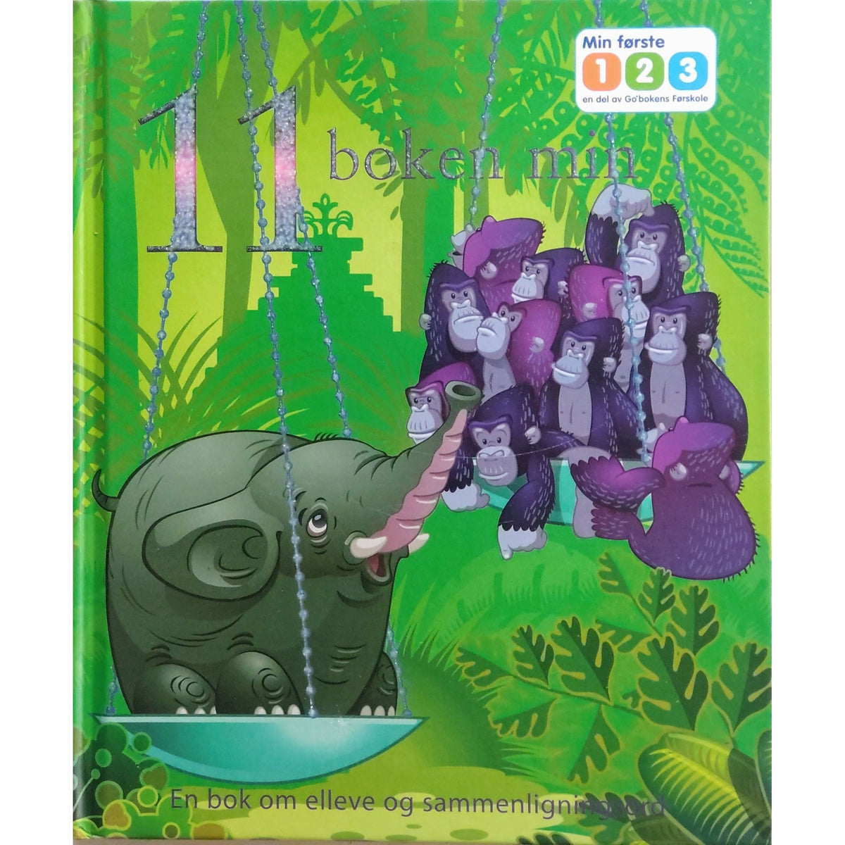 Go'boken - 11-boken min. En bok om ti og elleve og sammenligningsord. Brukte bøker om tall 
