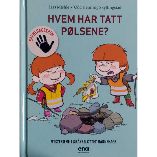 Mysteriene i Kråkeslottet barnehage - Hvem har tatt pølsene?, brukte bøker av Lars Mæhle