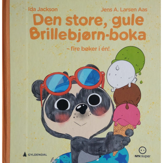 Den store, gule Brillebjørn-boka - Brukte bøker av Ida Jackson