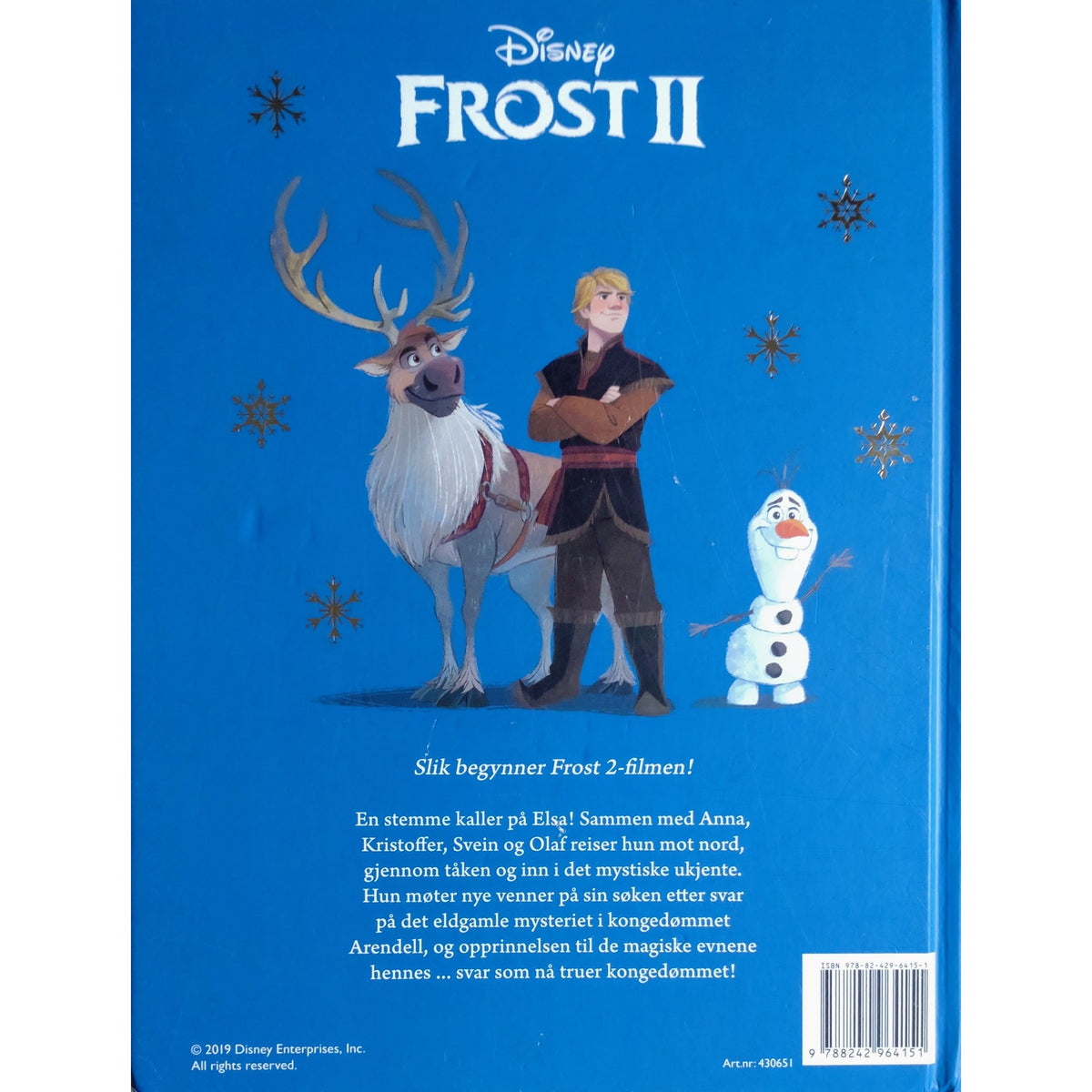 Frost II,  Brukte bøker fra Disney