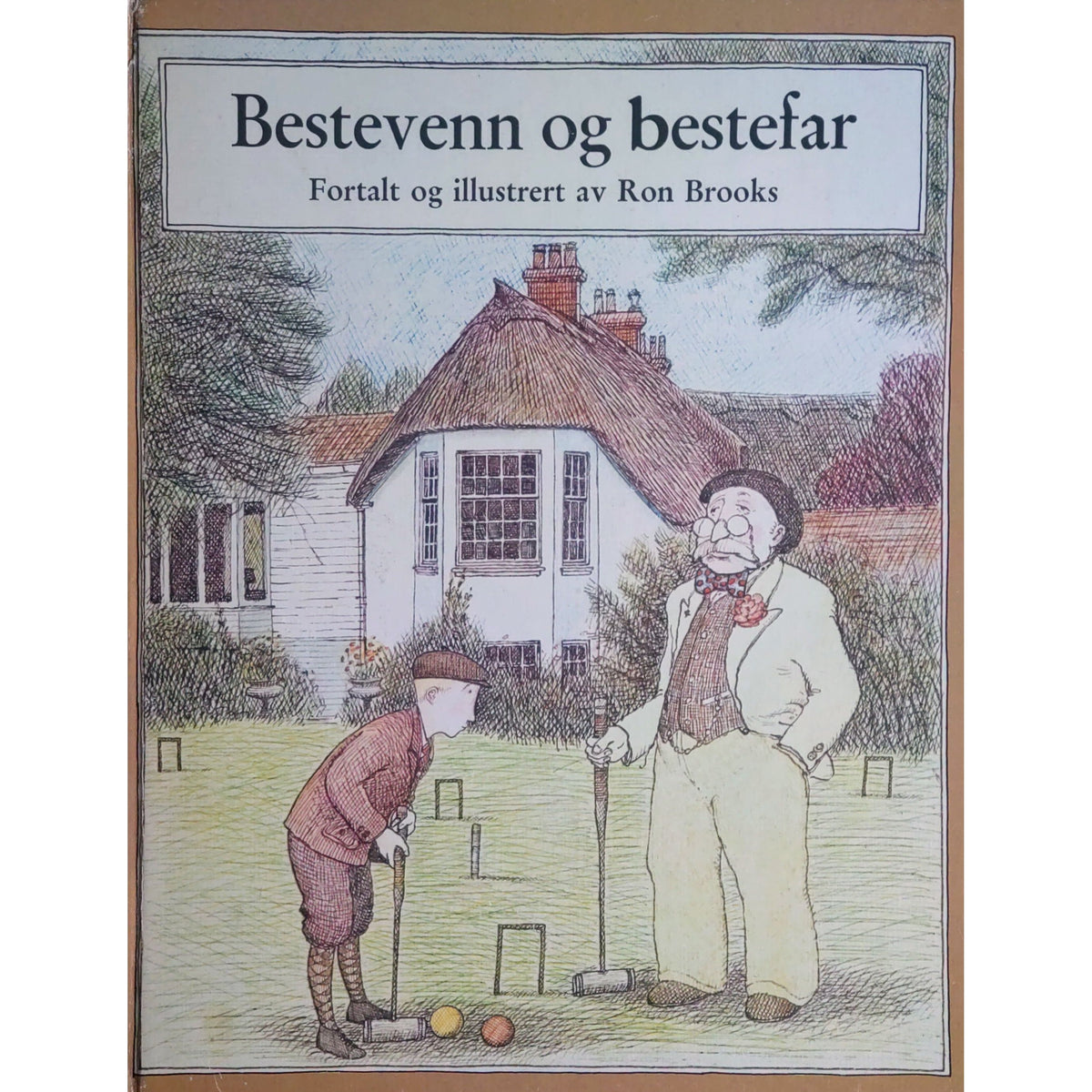 Bestevenn og bestefar. Brukte bøker av Ron Brooks