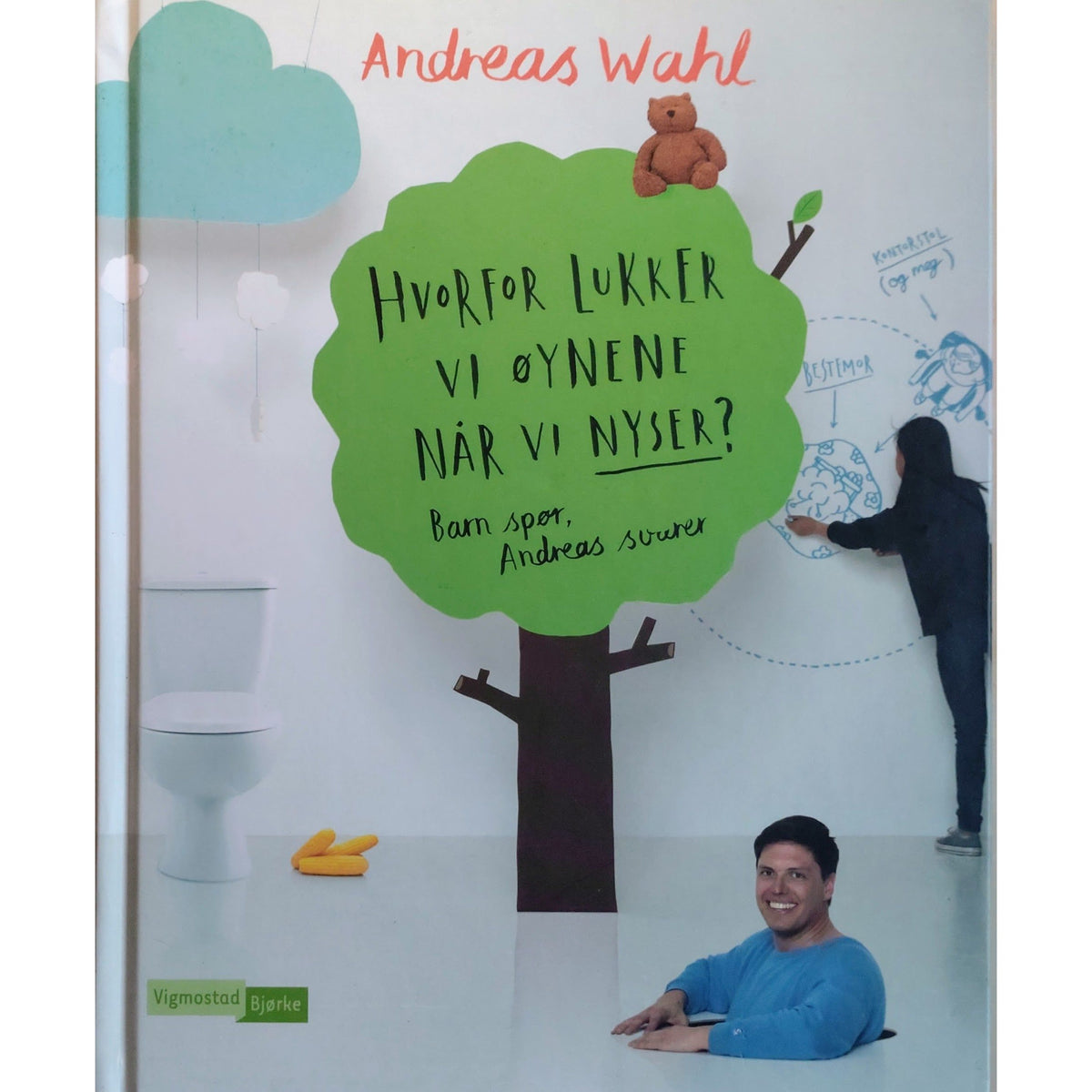 Hvorfor lukker vi øynene når vi nyser? Brukte bøker av Andreas Wahl