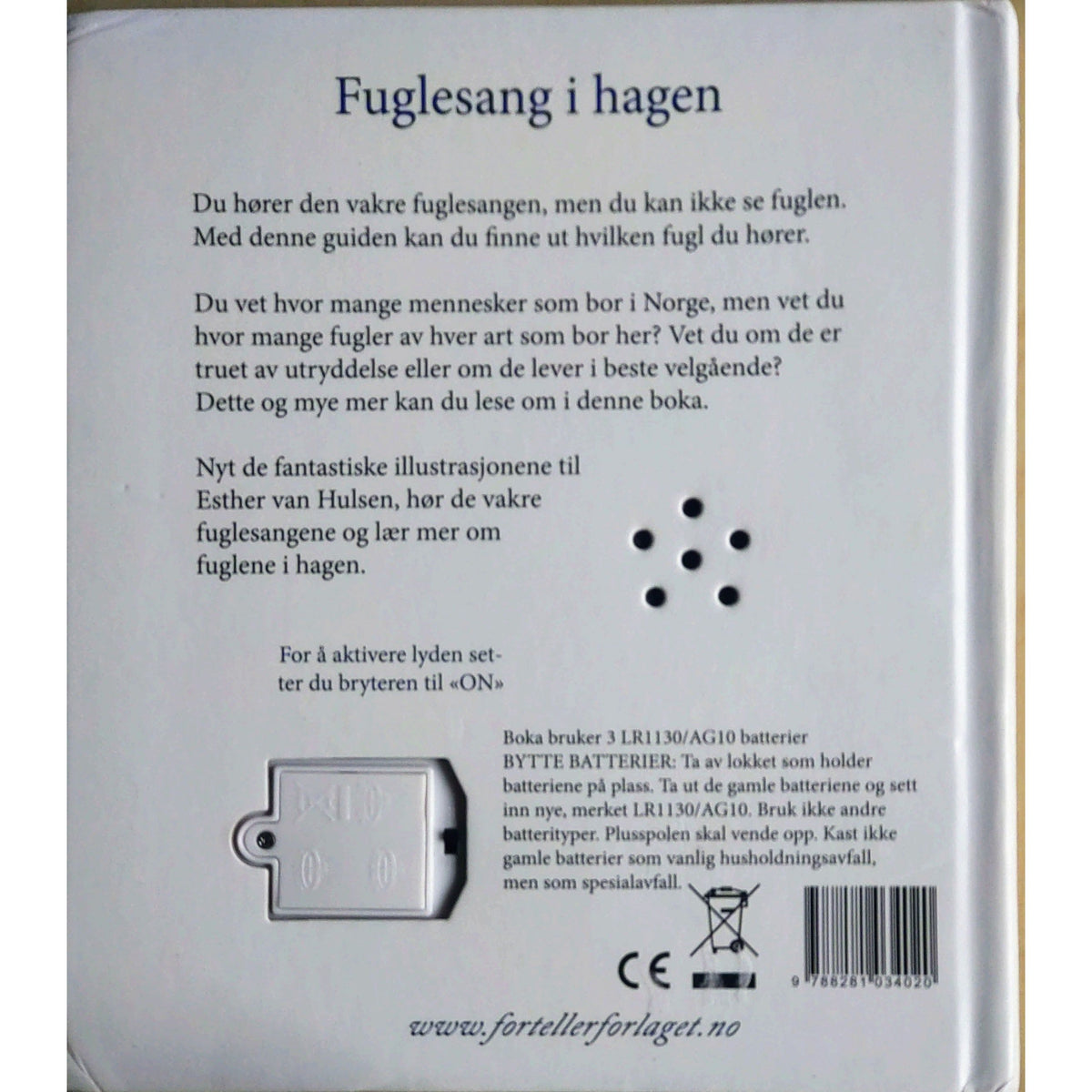 Fuglesang i hagen - Brukte bøker av Finn Valgermo og Esther van Hulsen