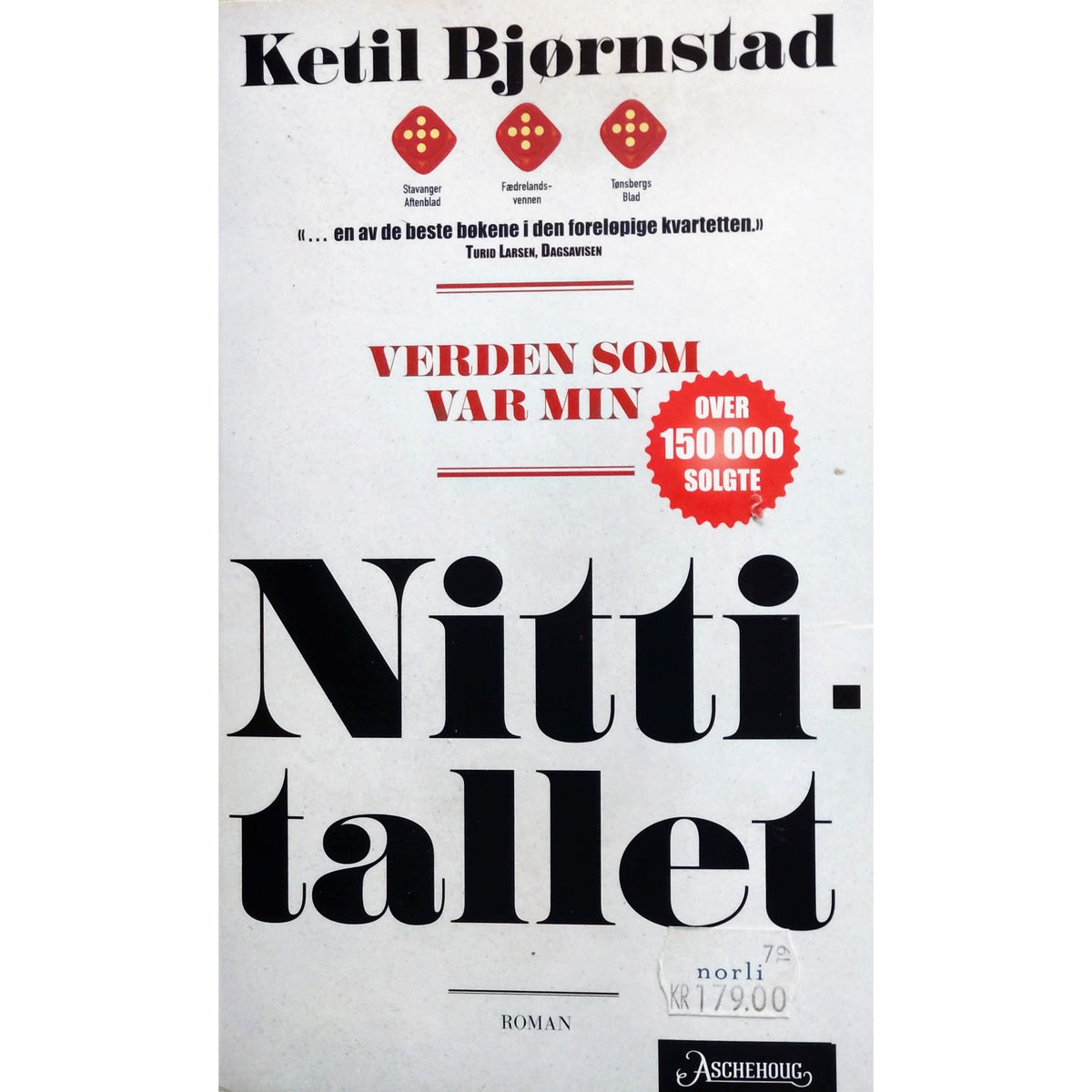 Verden som var min - Nittitallet, brukte bøker av Ketil Bjørnstad