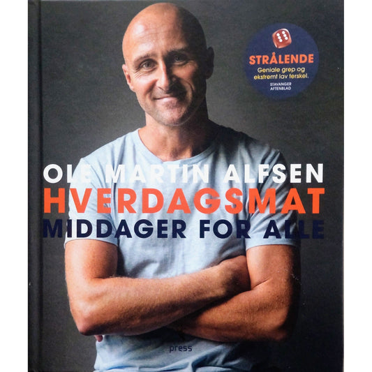 Hverdagsmat. Middager for alle. Brukt bok av Ole Martin Alfsen