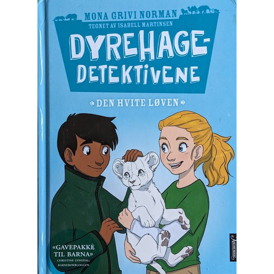Dyrehagedetektivene - Den hvite løven - Brukte bøker av Mona Grivi Norman