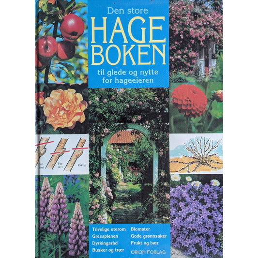 Den store hageboken, brukte bøker av Knut Grobstok