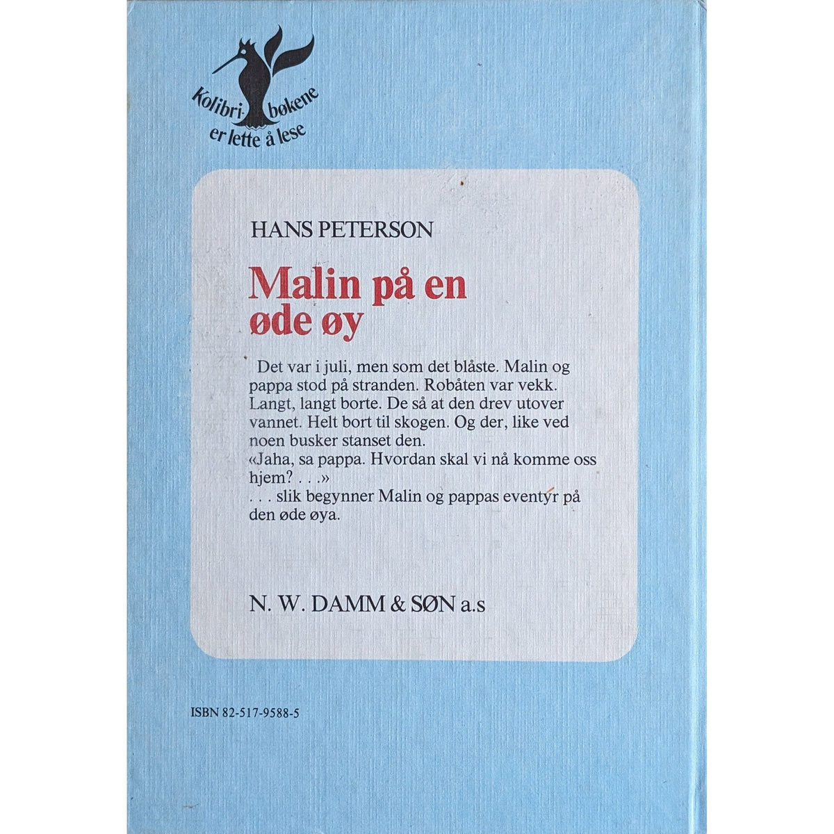 Malin på en øde øy - Brukte bøker av Hans Peterson og Freda Magnussen