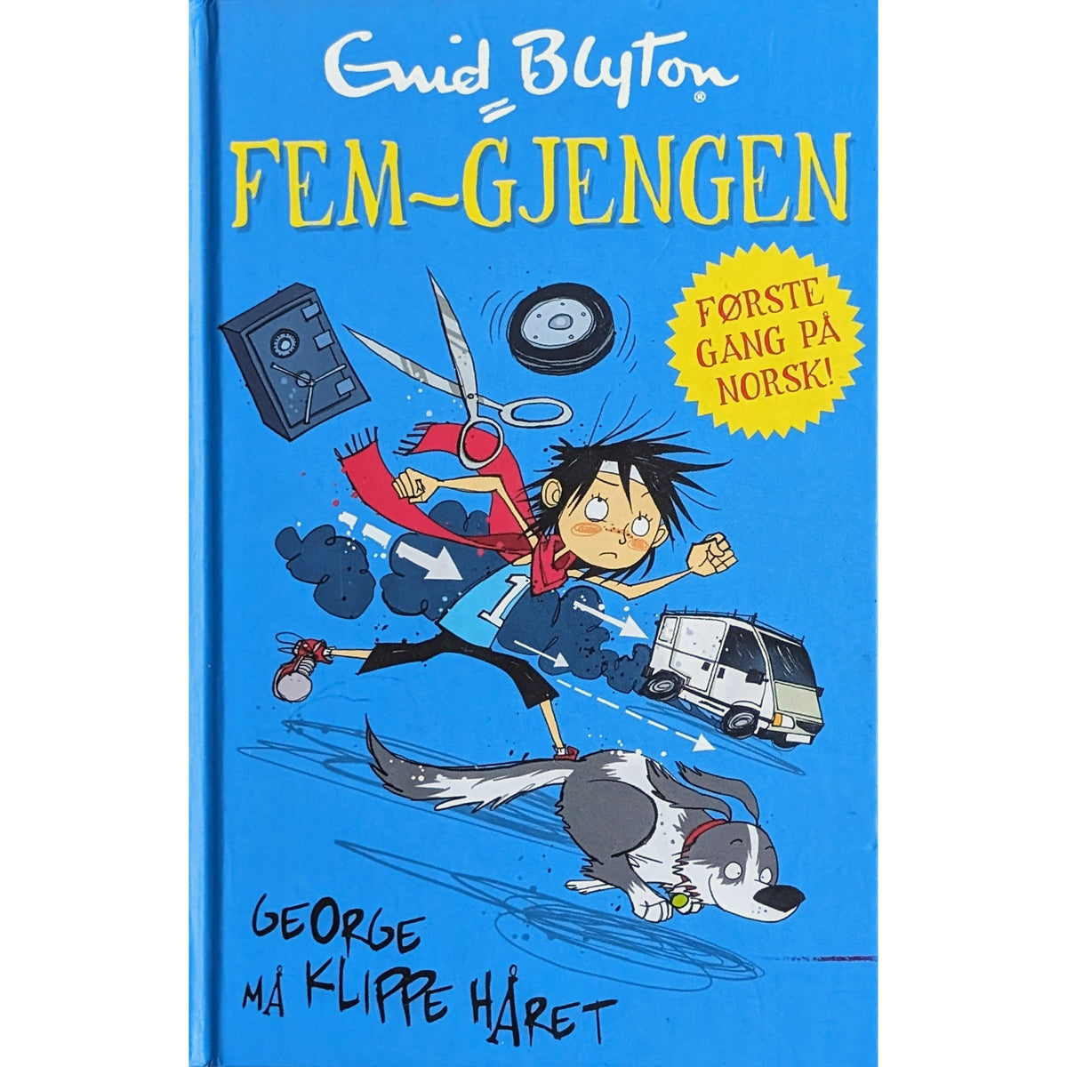 Fem-gjengen - Georg må klippe håret, brukte bøker av Enid Blyton