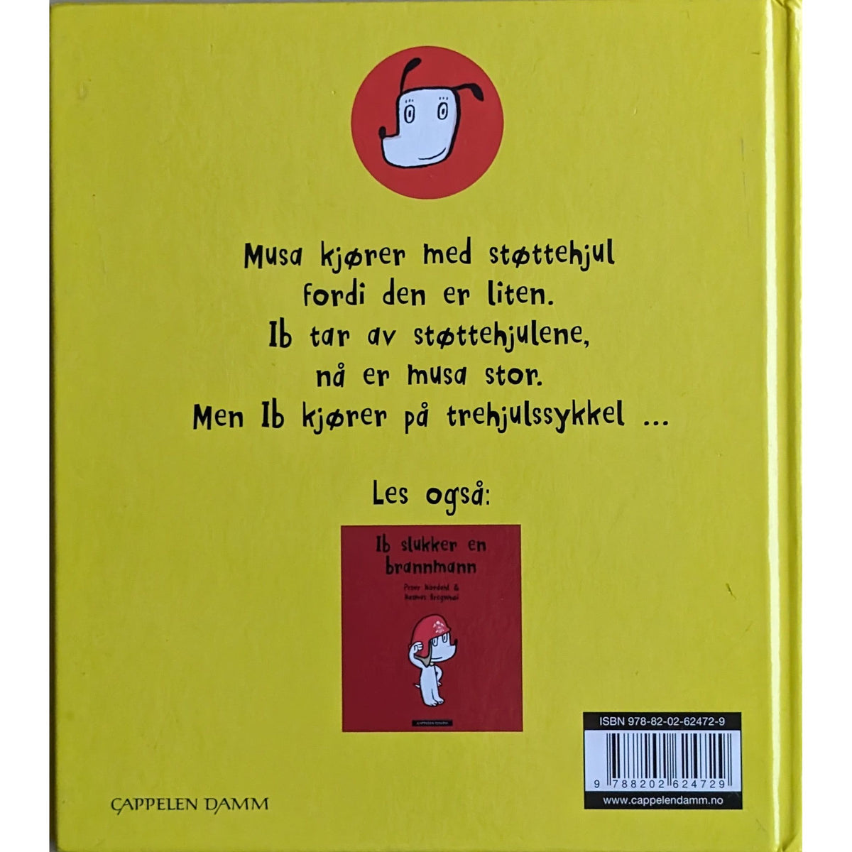 Ib tar av støttehjulene. Brukte bøker av Peter Nordahl