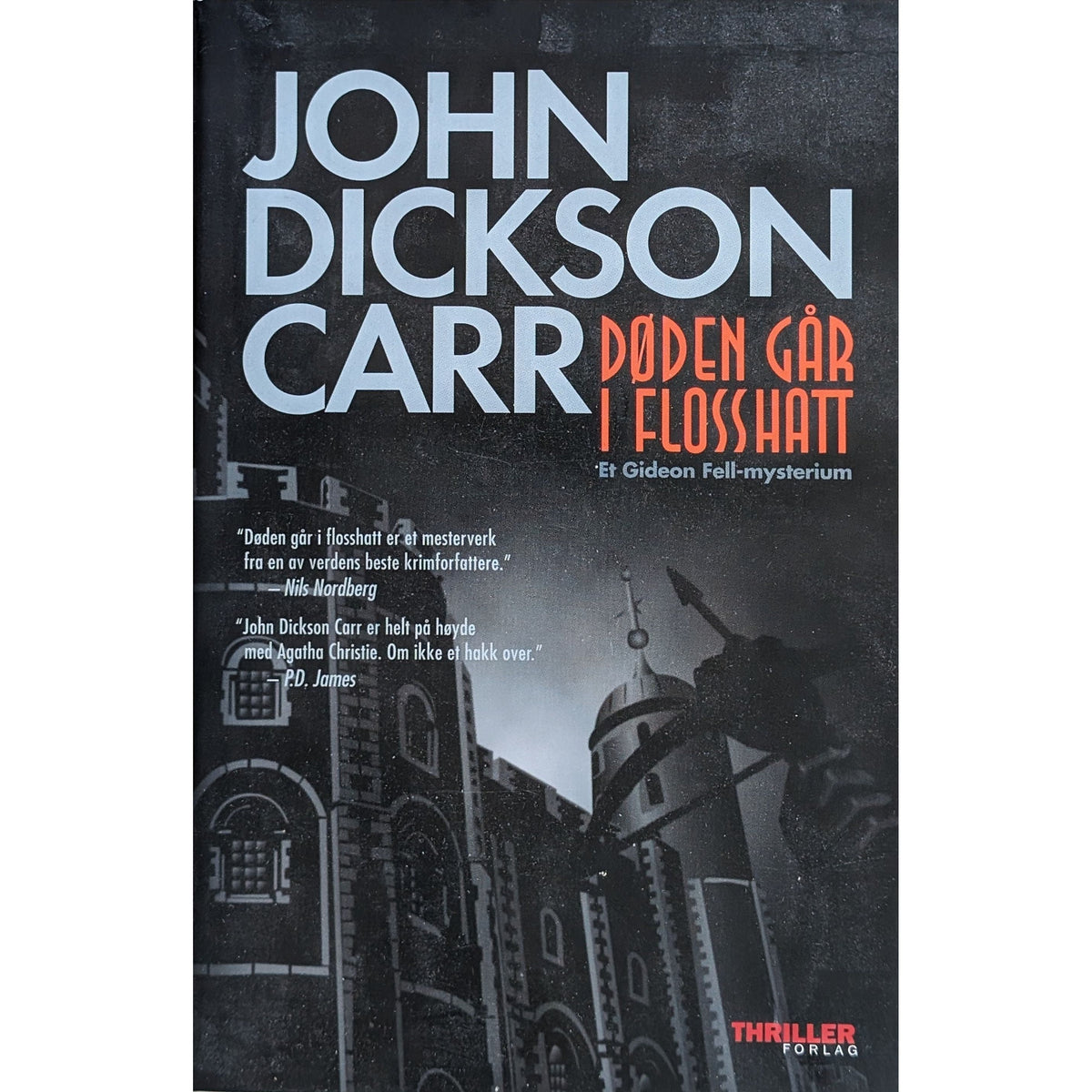 Døden går i flosshatt- Brukte bøker av John Dixon Carr